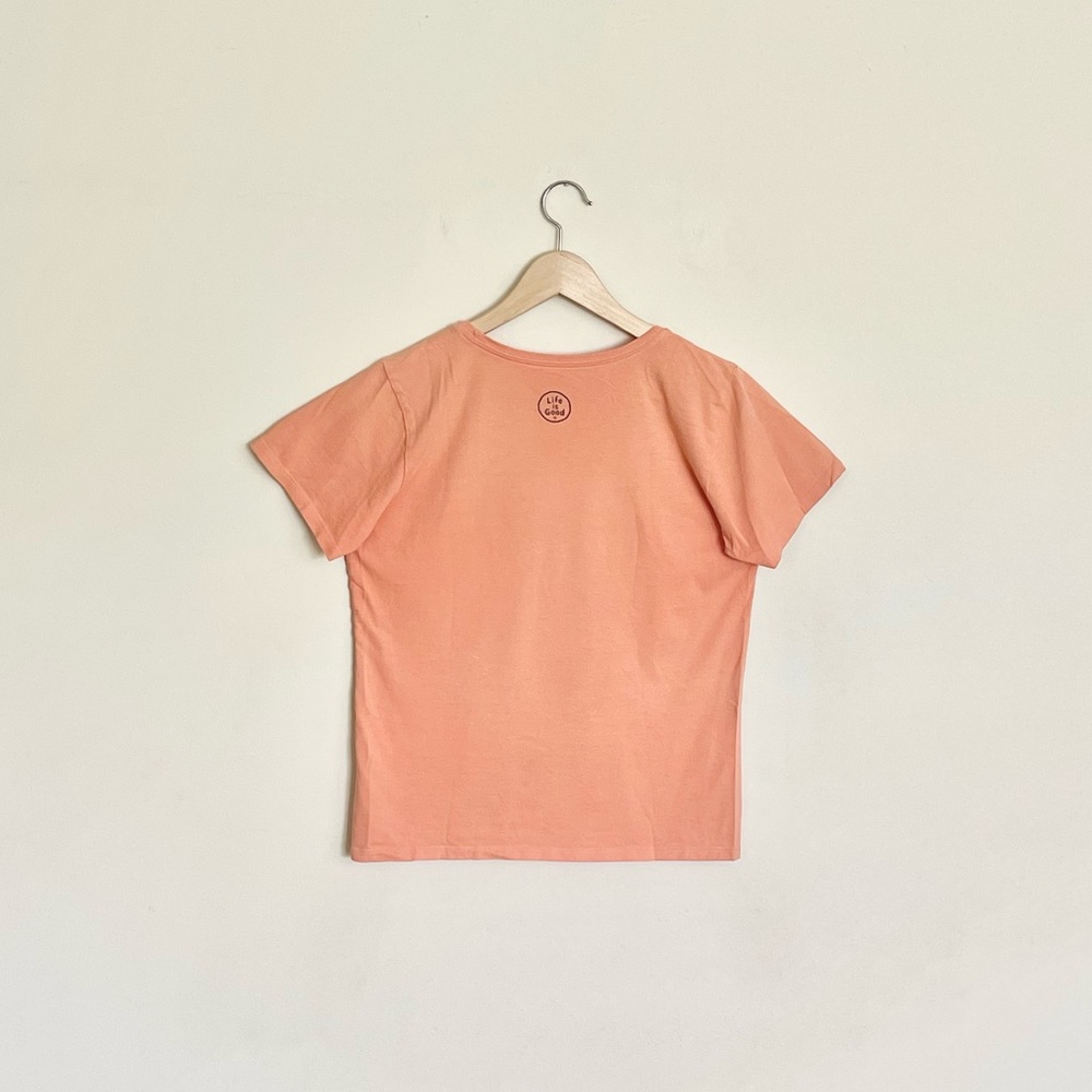 Life Is Good Horse Graphic Peach Crusher T Shirt Women’s Medium Classic Fit - Picture 8 of 14